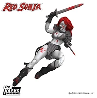 Epic Hacks Red Sonja Black White & Red PX 1/12 Scale Action Figure 