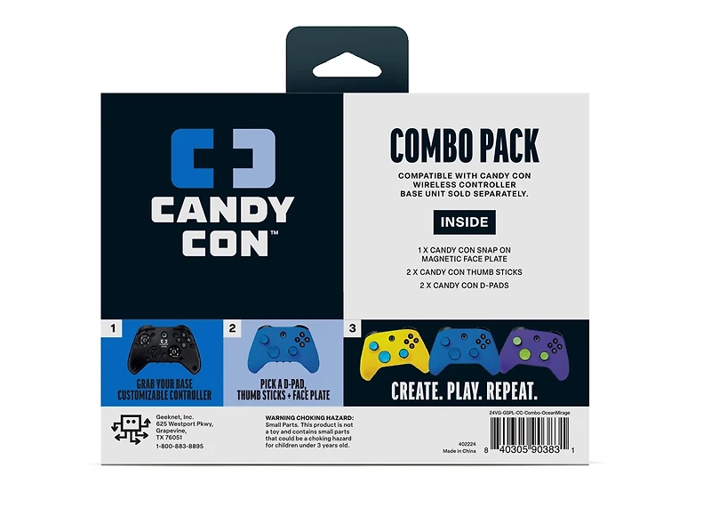 Candy Con Combo Pack Controller Kit - Ocean Mirage