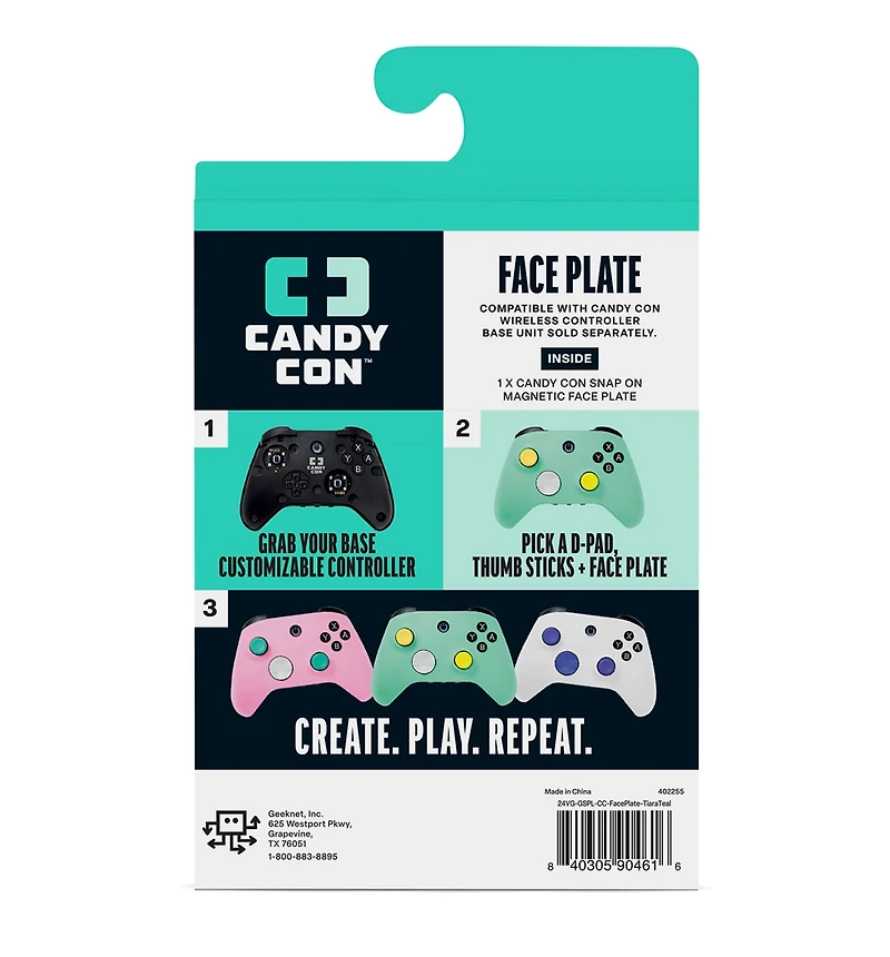 Candy Con Face Plate - Tiara Teal 
