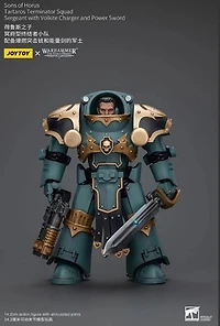 Warhammer The Horus Heresy Action Figure 1/18 Tartaros Terminator Squad Sergeant With Volkite Charge 