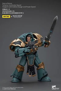 Warhammer 40K Sons of Horus MKVI Tactical Squad Sergeant Figure 