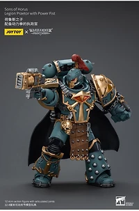 WH40K SONS HORUS Legion Praetor w Mighty Power Fist 1/18 Action Figure 