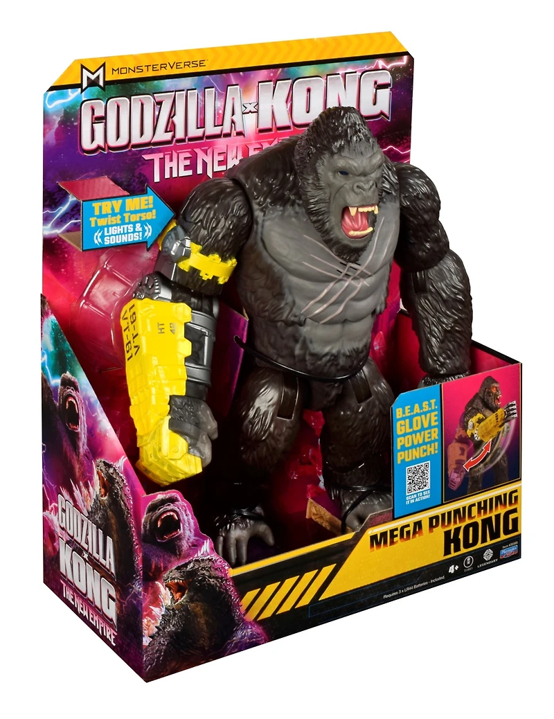 Godzilla X Kong the New Empire: 13" Mega Deluxe Punching Figure - Kong 