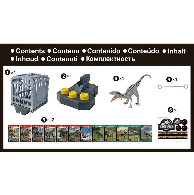 Jurassic World Cage Breaker Boardgame
