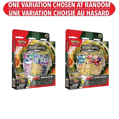 Pokémon Trading Card Game: Deluxe Battle Deck Miraidon EX / Koraidon EX (Francais) – Une variation choisie au hasard