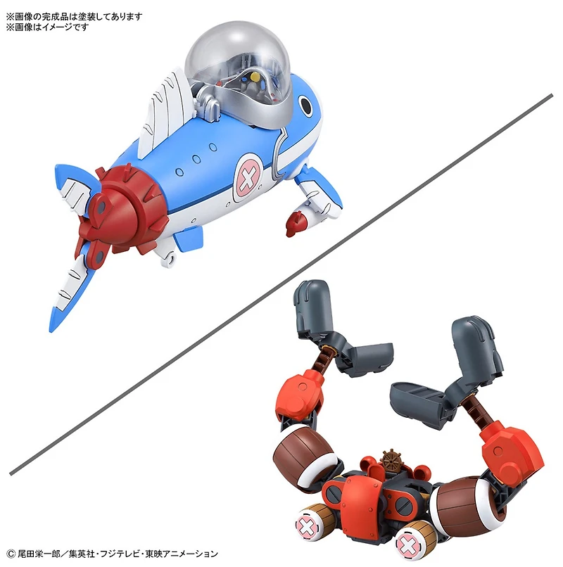 One Piece Model Kit Chopper Robo No.3 & No.5 (Chopper Submarine & Chopper Crane) 