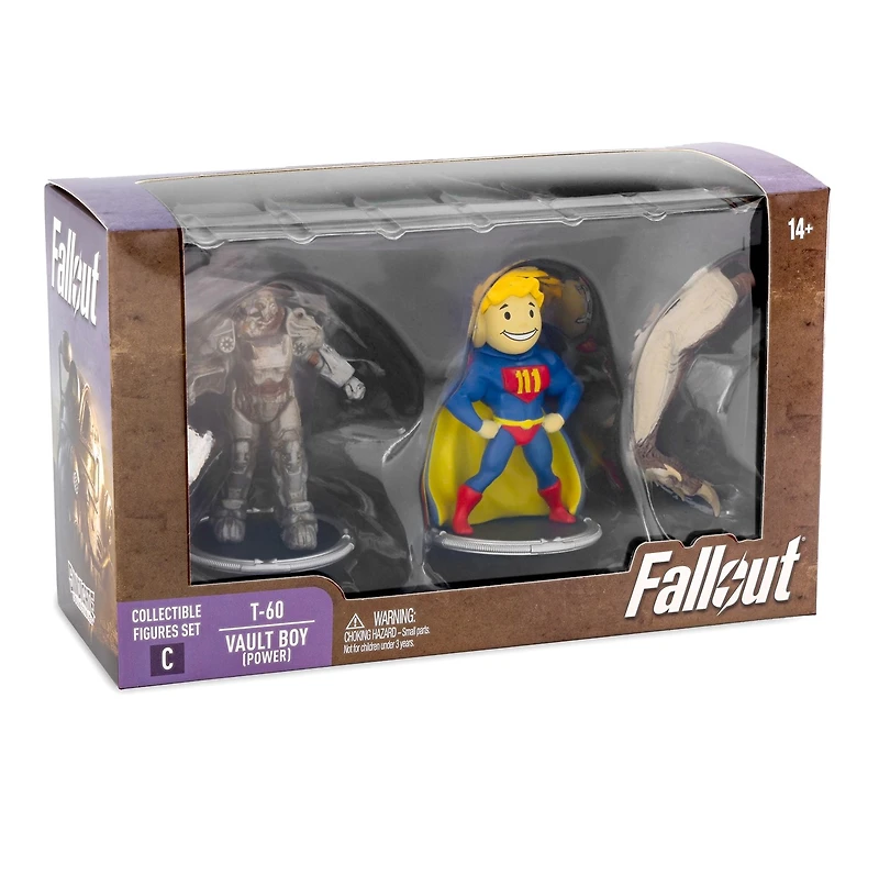 Fallout Mini Figures 2-Pack Assorted – One Variation Chosen at Random