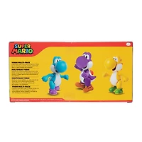 Super Mario: Yoshi 4" Figures 3 pack 