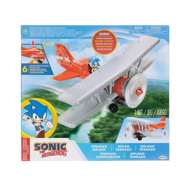 Sonic Tornado Biplane with Action Figure 