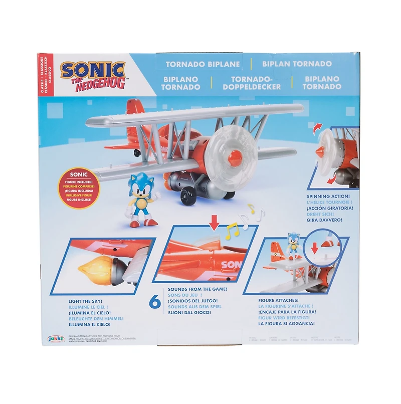 Sonic Tornado Biplane with Action Figure 