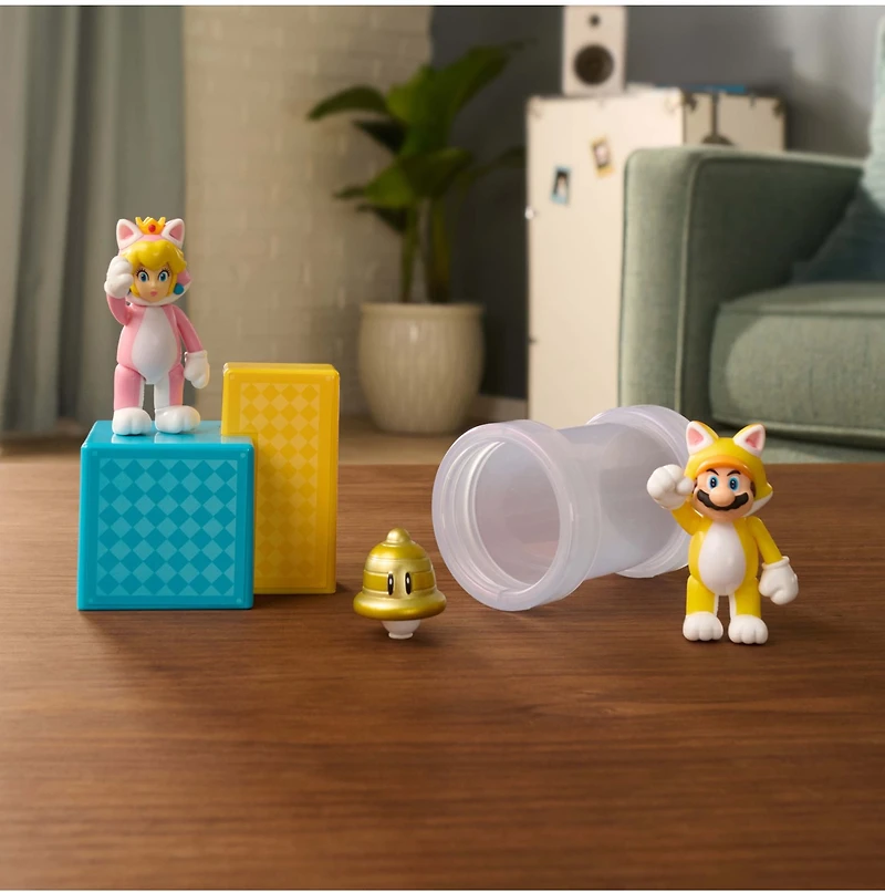 Super Mario 2.5" 3D World Diorama Set 