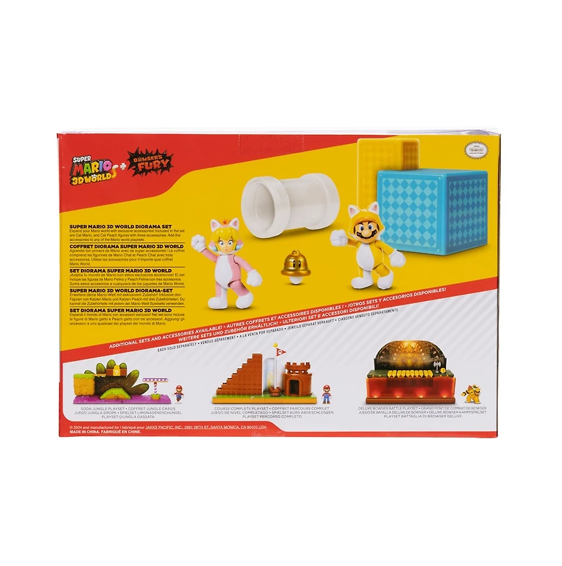 Super Mario 2.5" 3D World Diorama Set 