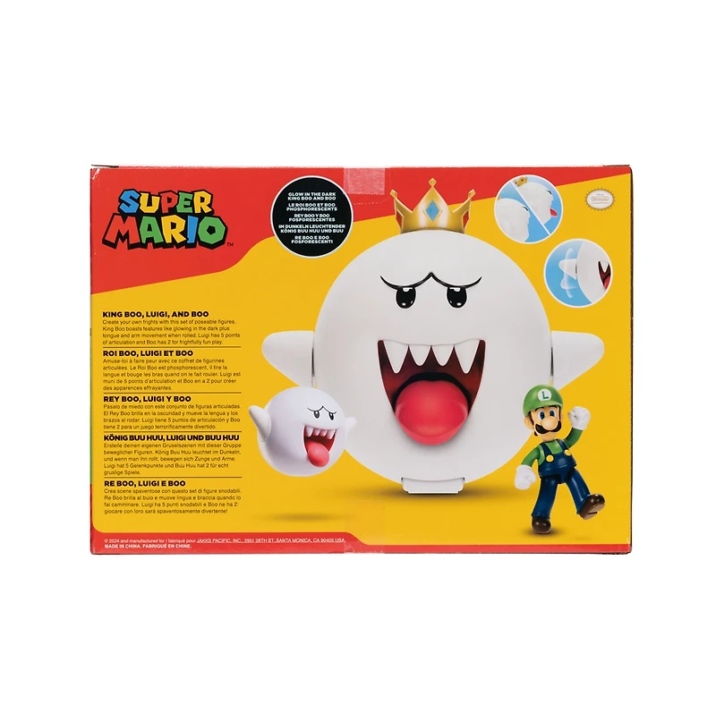 Super Mario: King Boo Figure Set 3 pack 