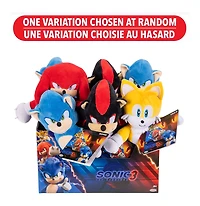Peluche Sonic 3 Movie 9" - Assortiment 