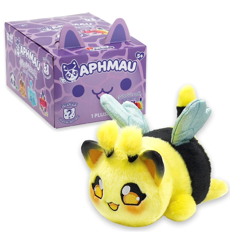 Aphmau 6” MeeMeow Mystery Plush – Series 1 – Safari – Une variation choisie au hasard