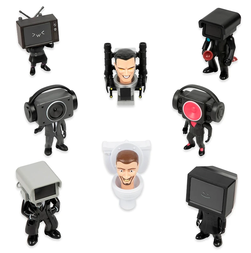 Skibidi Toilet Mystery 2" Figures – One Variation Chosen at Random