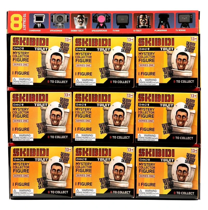 Skibidi Toilet Mystery Figure Collector Series – One Variation Chosen at Random