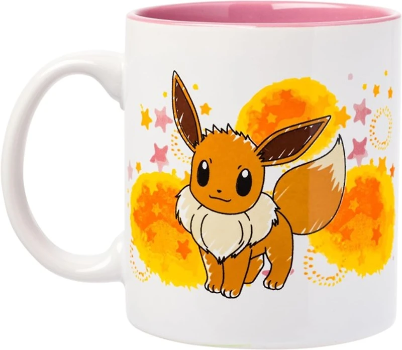 Eevee Star Splatter Ceramic Mug
