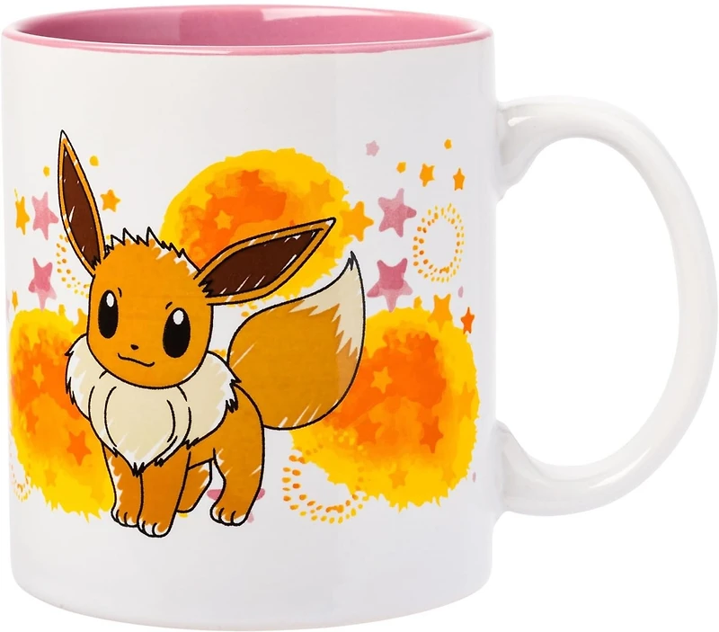 Eevee Star Splatter Ceramic Mug