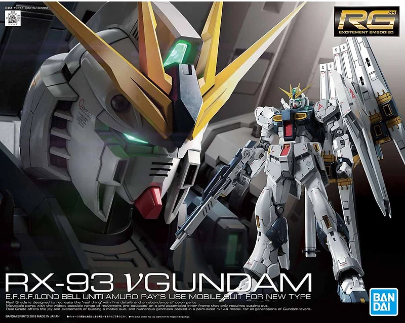 Gundam RX-93 Nu – 1/144 RG 