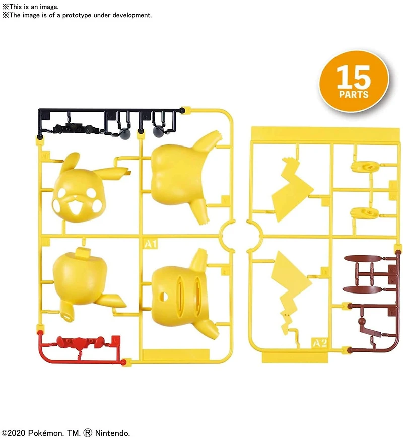 Pokémon Entry Grade #01 Model Kit Quick!! Pikachu 
