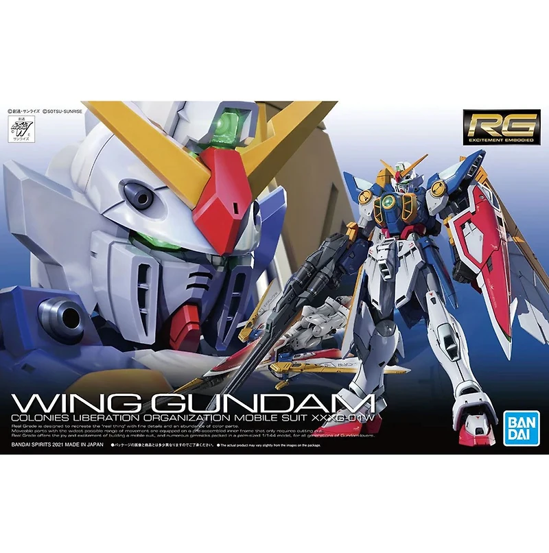 Bandai Hobby Rg 1/144 Wing Gundam 