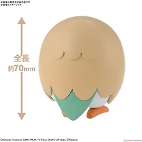 Bandai Hobby - Pokémon - #10 Rowlet, Bandai Spirits Pokémon Quick!! Model Kit 