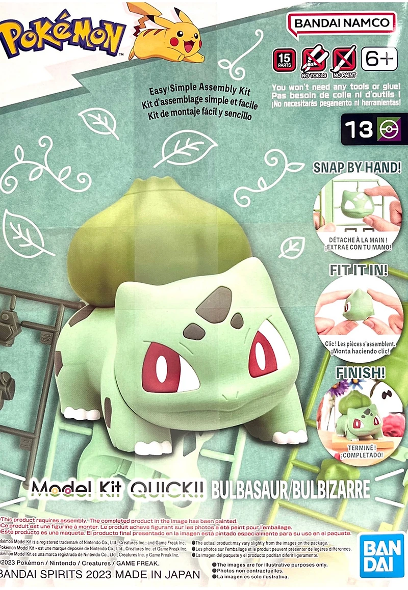 Bandai Hobby Pokémon Model Kit Quick!! #13 Bulbasaur 