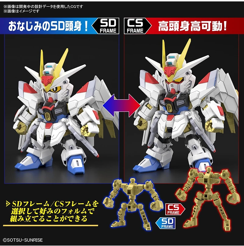 Gundam Cross Silhouette Mighty Strike Freedom SD