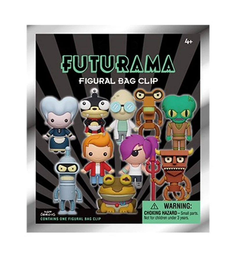 Futurama 3D Foam Bag Clip Series 1 - Blind Bag – One Variation Chosen at Random