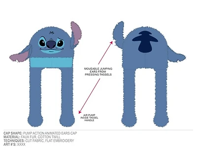 Lilo and Stitch: Stitch Moving Ears Hat 