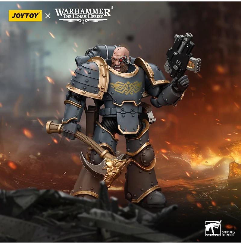 Warhammer The Horus Heresy Space Wolves Grey Slayer 1/18 Action Figure
