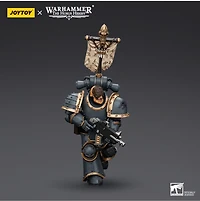 Warhammer The Horus Heresy Space Wolves Grey Slayer Legion Vexilla 1/18 Action Figure 