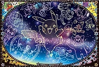 PK1000T-01 1000 Piece Puzzle Looking up at the Stas Pokemon Ensky Puzzle 