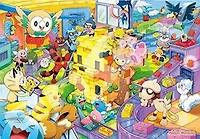 Pokémon PK1000T-02 1000 Piece Let's Make It Together Pikachu Blocks Ensky Puzzle 