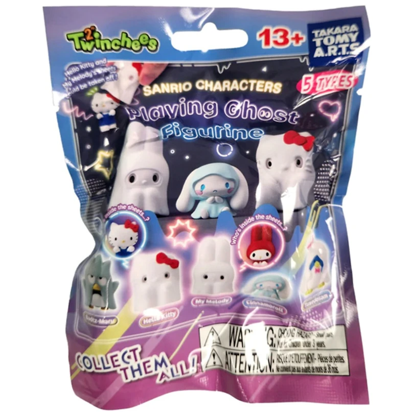 Sanrio Characters Playing Ghost Figurine - Mystery Bag – One Variation Chosen at Random