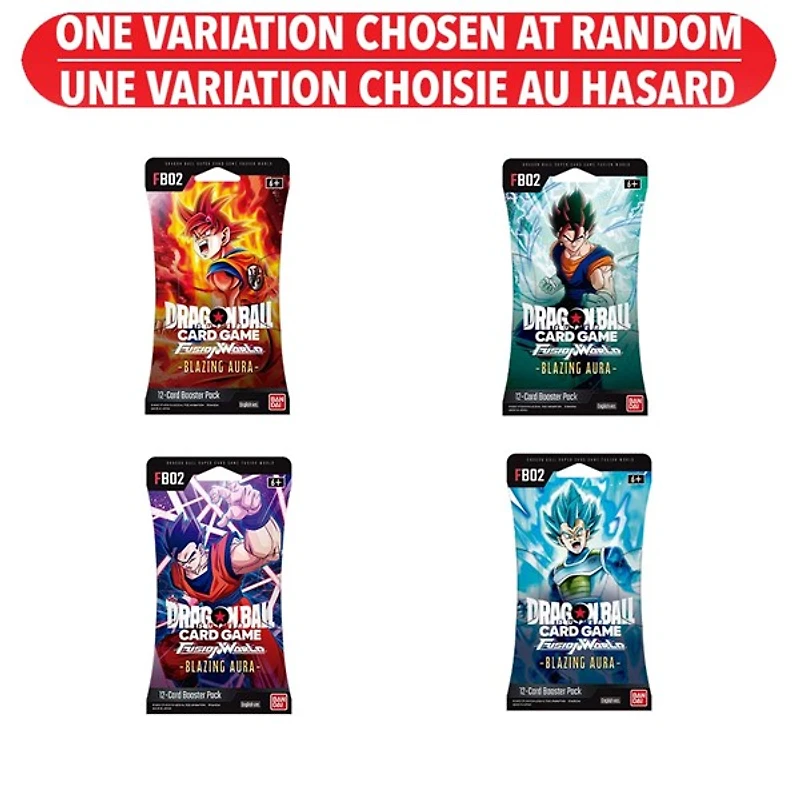Dragon Ball Super Card Game Fusion World 02 Blazing Aura – One Variation Chosen at Random