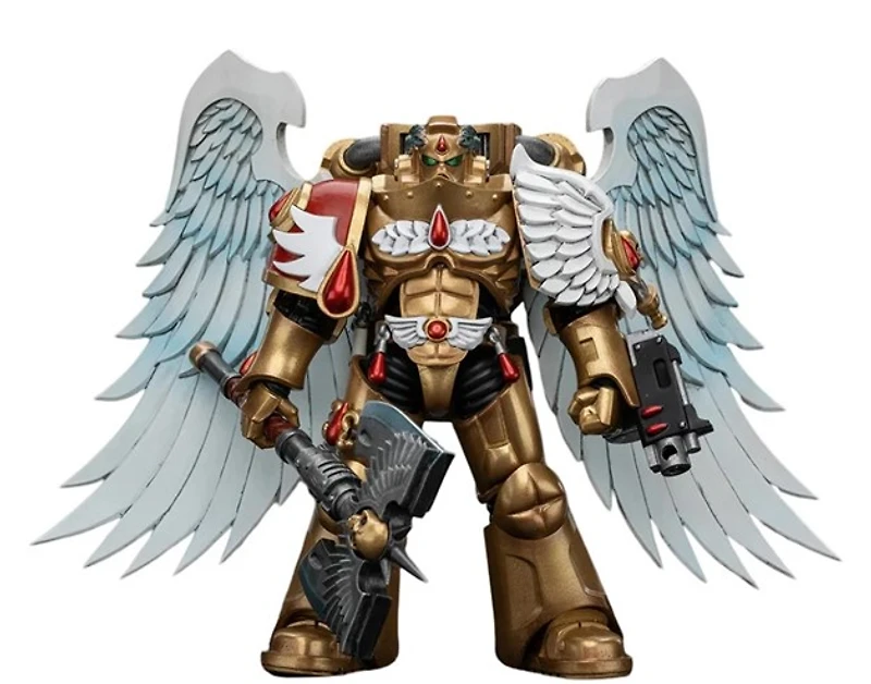 Warhammer Blood Angels Sanguinary Guard with Encarmine Axe 