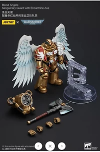 Warhammer Blood Angels Sanguinary Guard with Encarmine Axe 