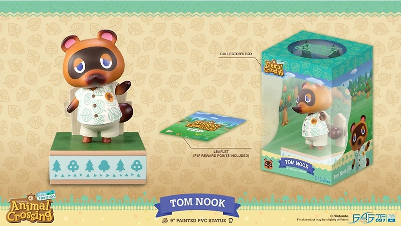 First 4 Figures 9" PVC Animal Crossing:  New Horizons - Tom Nook Figure 