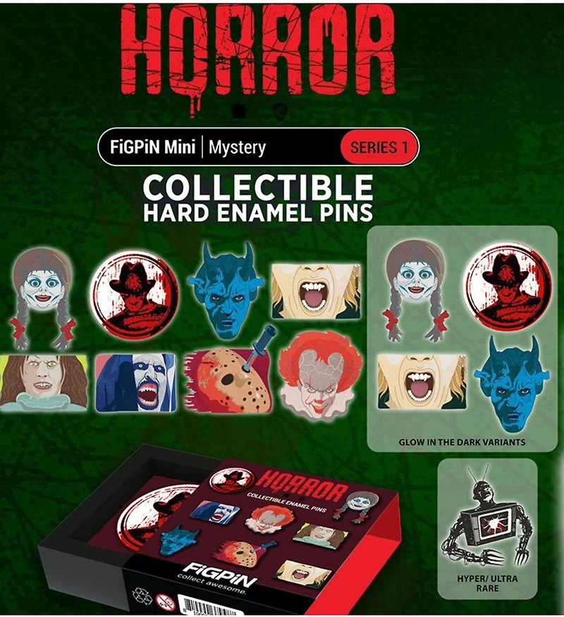 Figpin Mini Mystery Horror Pin – One Variation Chosen at Random