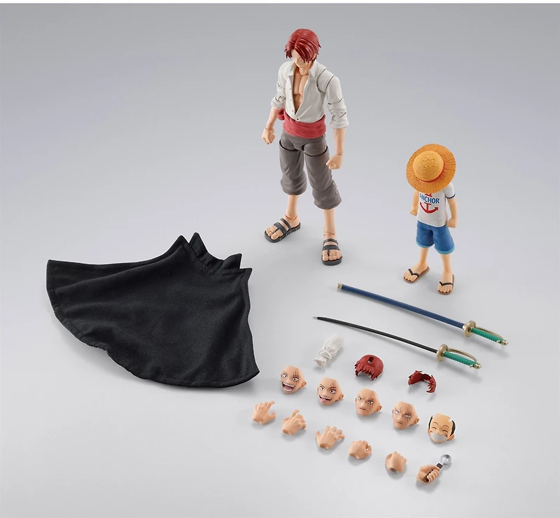 One Piece Shanks & Monkey.D.Luffy -CHILDHOOD- TAMASHII NATIONS S.H.Figuarts 