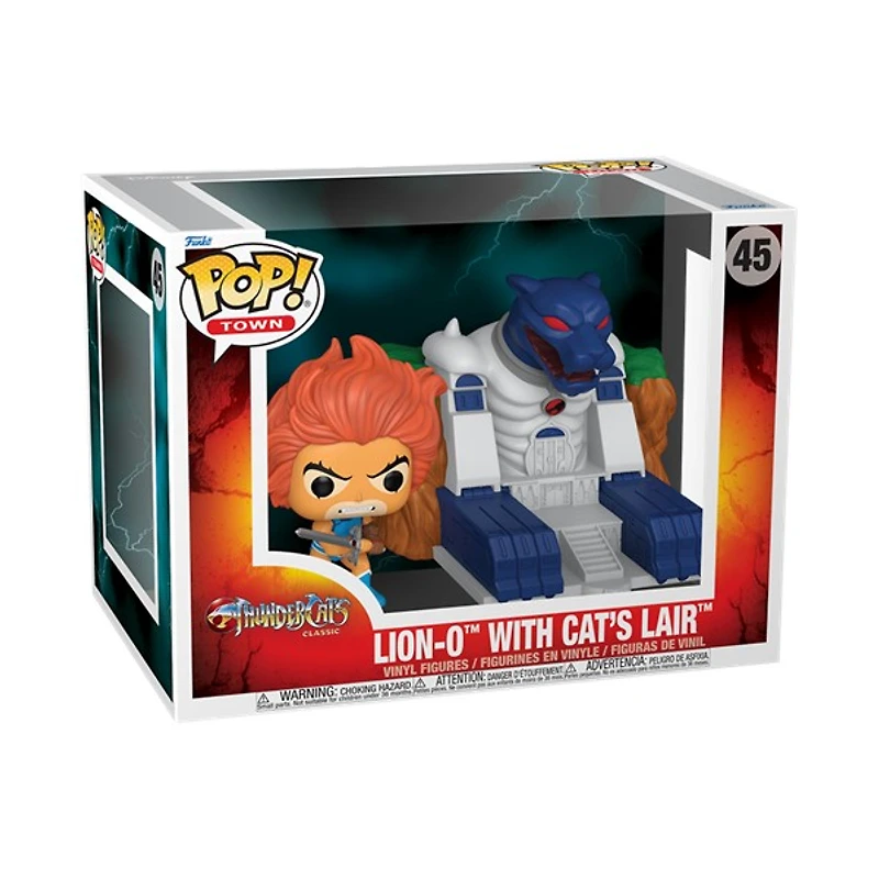 POP! Town Thundercats Lion-O with Cat's Lair