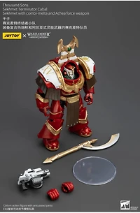 Warhammer Thousand Sons Sekhmet Terminator Cabal Sekhmet with Combi-Melta and Achea Force Weapon 