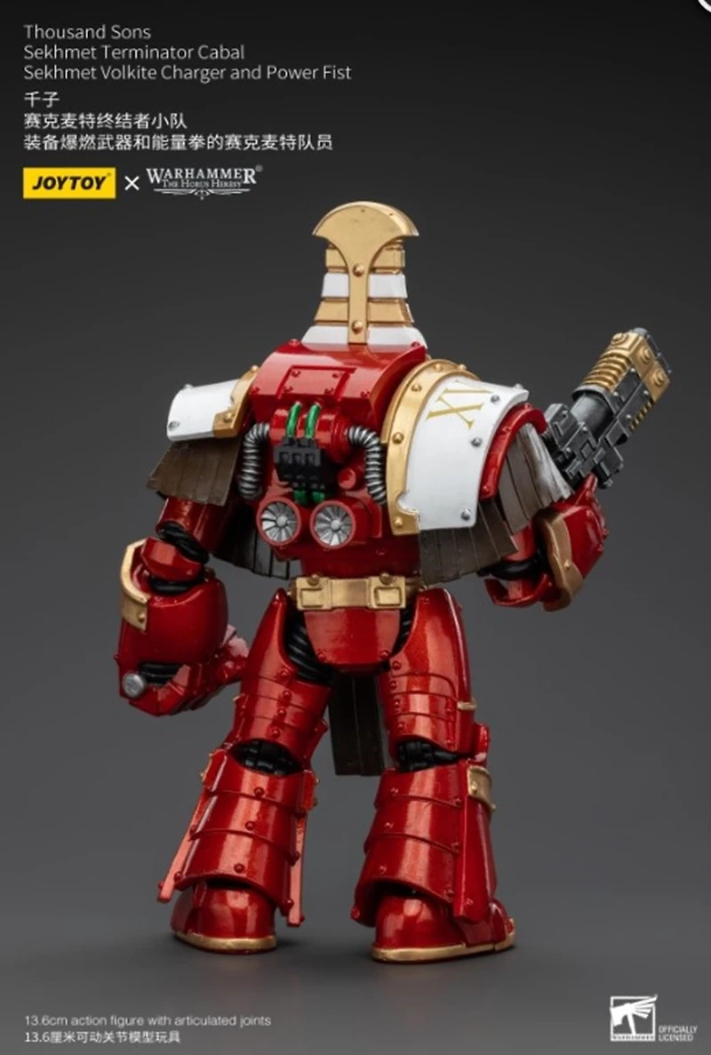 Warhammer Thousand Sons Sekhmet Terminator Cabal sekhmet Volkite Charger and Power Fist 