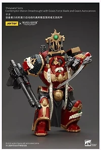 Warhammer The Horus Heresy Action Figure 1/18 Thousand Sons Contemptor-Osiron Dreadnought with Gravis Force Blade And Gravis Autocannon