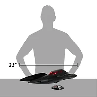 DC Multiverse Batmobile (Batman Beyond) Vehicle with Lights and Sound 