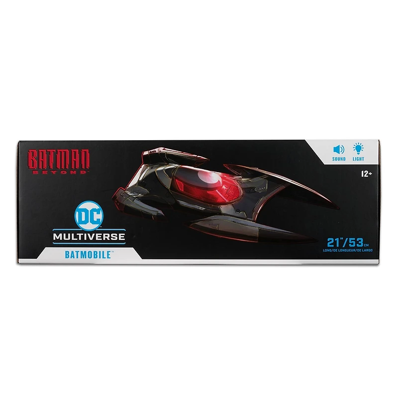 DC Multiverse Batmobile (Batman Beyond) Vehicle with Lights and Sound 