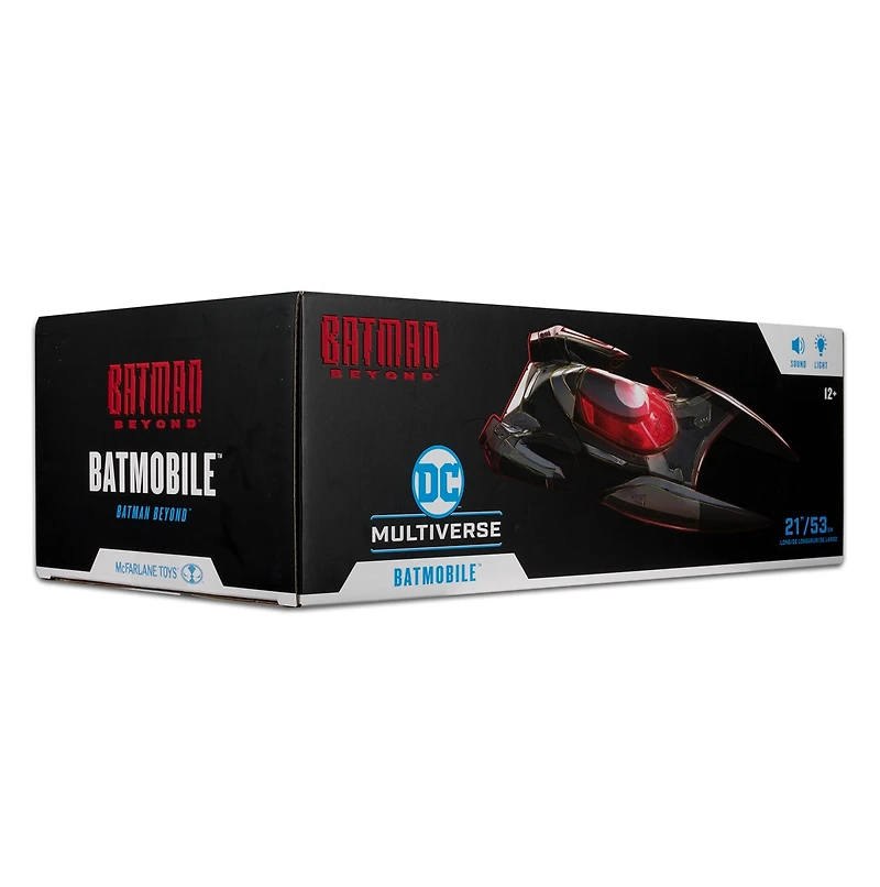 DC Multiverse Batmobile (Batman Beyond) Vehicle with Lights and Sound 