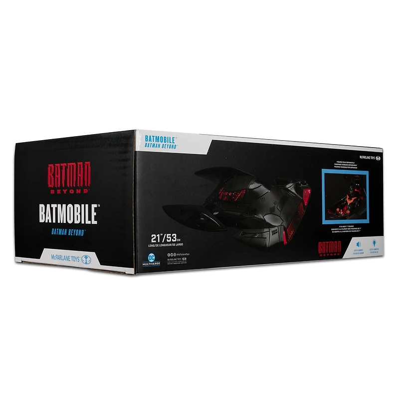 DC Multiverse Batmobile (Batman Beyond) Vehicle with Lights and Sound 